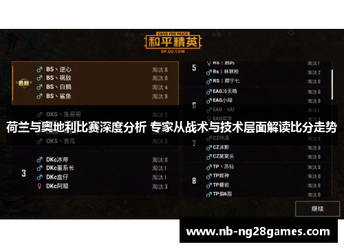 荷兰与奥地利比赛深度分析 专家从战术与技术层面解读比分走势 荷兰与奥地利比赛深度分析 专家从战术与技术层面解读比分走势